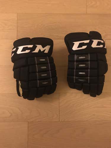 Philadelphia Flyers Black Used CCM Pro Model 13" Pro Stock Gloves