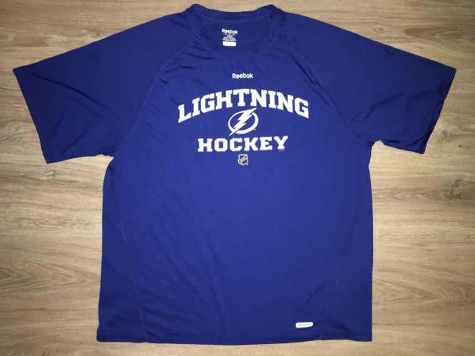 (XL) New Reebok Tampa Bay Lightning Speedwick Dry Fit Shirt