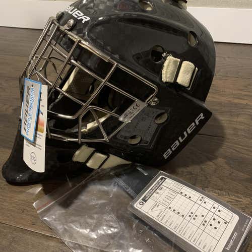 Black Senior Bauer Profile 960XPM Pro Stock Goalie Mask