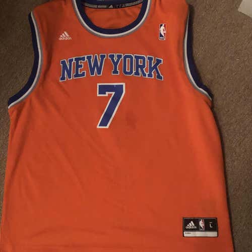 Carmelo Anthony Alternate Orange Knicks Adidas Men’s Large Jersey