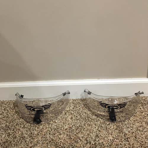 Cascade Goalie Throat guards 1 Used 1 New