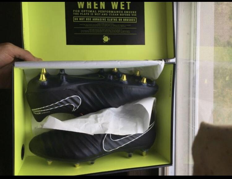 Black Unisex Detachable Cleats Nike Legend 7 Elite SG-Pro AC Cleats