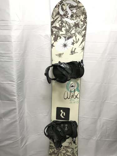 Used Alibi 152 152 Cm Snowboard Womens Combo