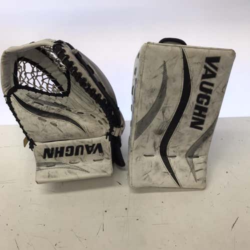 Vaughn Ventus LT58 Hockey Goalie Catch Glove & Blocker Junior Regular Used