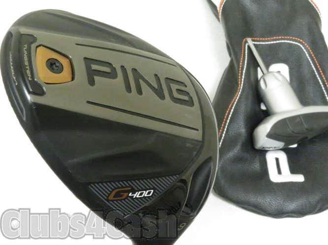 Ping G400 Driver 9* Aldila Xtorsion Copper 50-R Regular Flex +Cover & Tool  #38786
