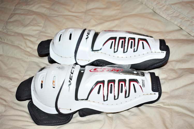 CCM Vector Hockey Shin Pads, 10 Inch