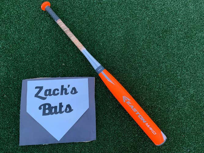 EASTON MAKO YB15MK 31 20 USSSA BASEBALL BAT EUC Orange White 2 1/4