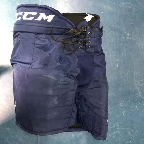 Navy Blue Senior Medium + 1" CCM HP30 Two Piece Hockey Pants Pro Stock (UP120)