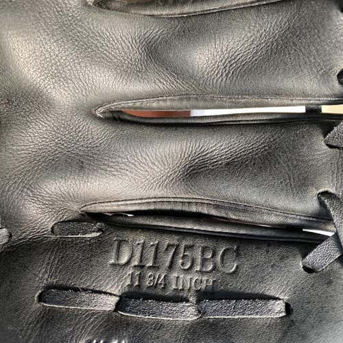 Black Used Right Handed Premium Series 11.75" Baseball Glove