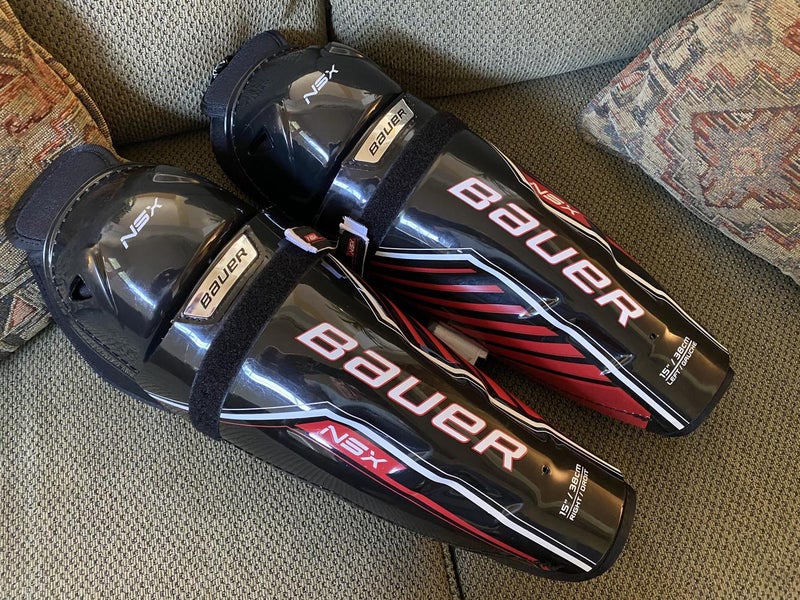 Used Senior Bauer NSX Shin Pads - Used 5x
