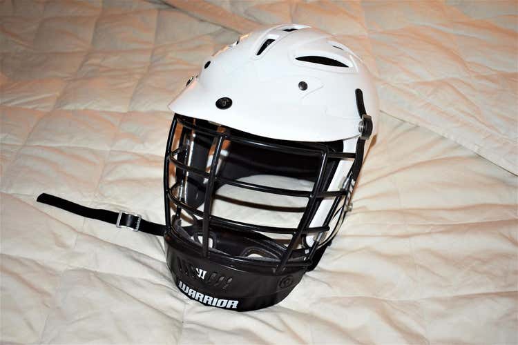 Warrior Lacrosse Helmet W1004, White, Small