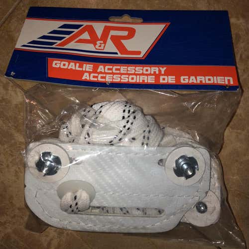 A & R Pro Series Goalie Pads Sliding Style Toe Bridge