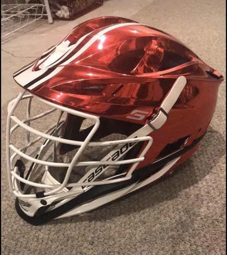 Red Chrome Cascade S Helmet
