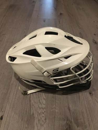 White Used Adult Player Cascade S Helmet