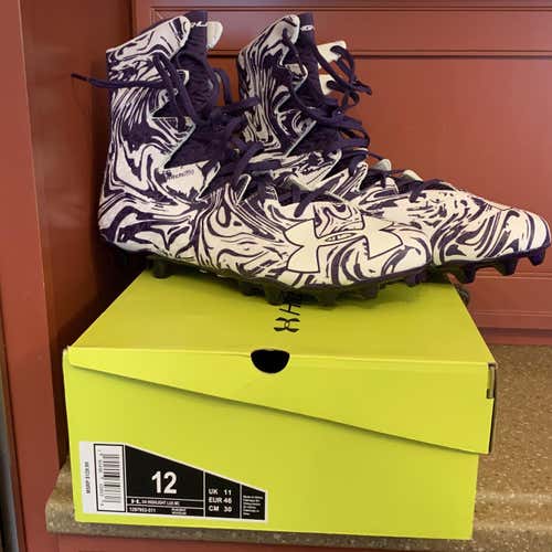 Purple Men's Molded Cleats High Top