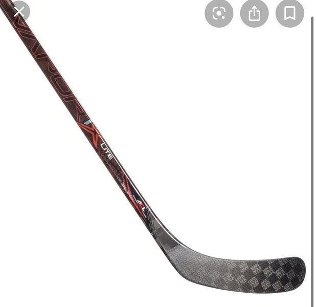 Used Left Handed Toe Pro Stock Hockey Stick