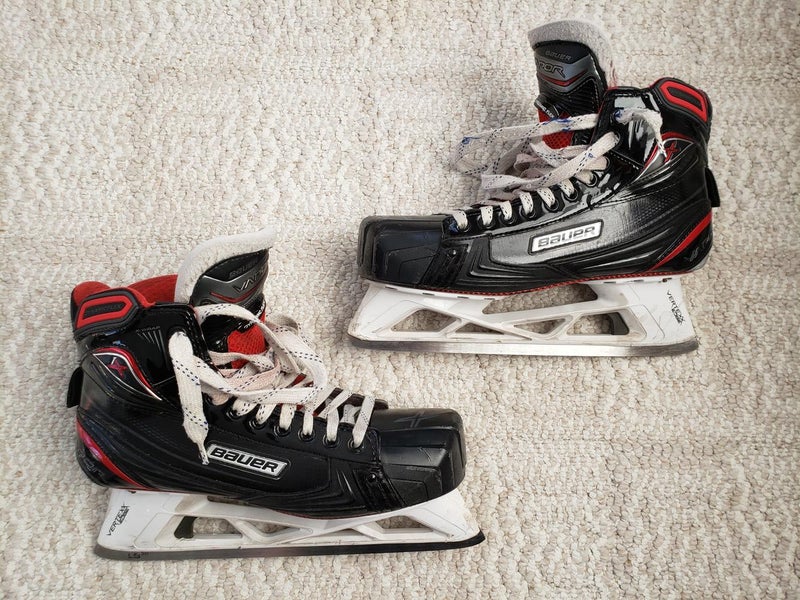 Used Senior Bauer Vapor 1X Hockey Goalie Skates D&R (Regular) Size 12