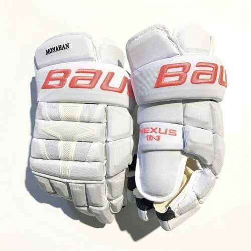 NHL ALL STAR SEAN MONAHAN Custom Gloves "Flames"