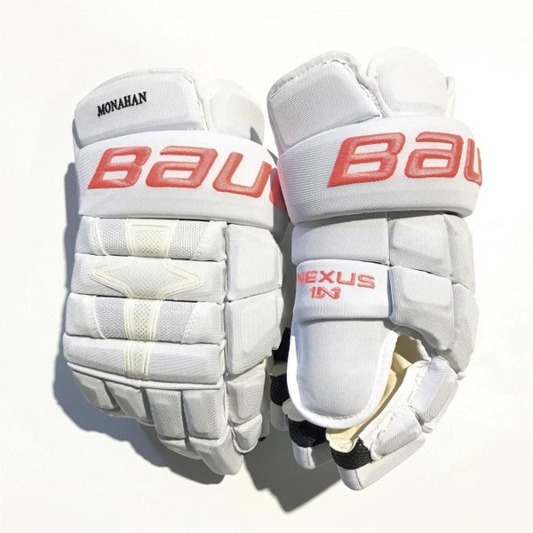 NHL ALL STAR SEAN MONAHAN Custom Gloves "Flames"