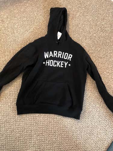 Black Used Large Warrior Hoodie