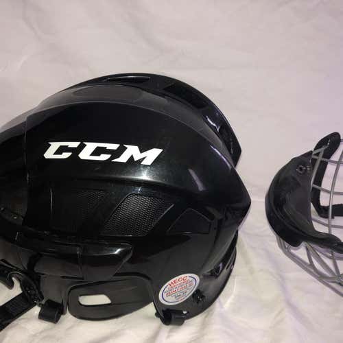 Black Used Large CCM Helmet