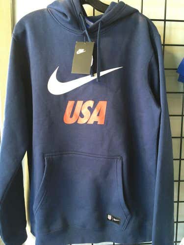 Large Nike Team USA Hoodie Navy Blue New With Tags FIRM PRICE