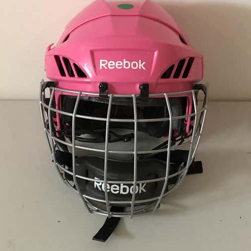 Pink Extra Small Reebok 3K Helmet w/ 5K XS Cage