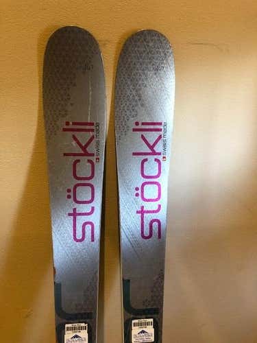 Used 2018 Stockli STORMRIDER MOTION Skis With Bindings Max Din 10