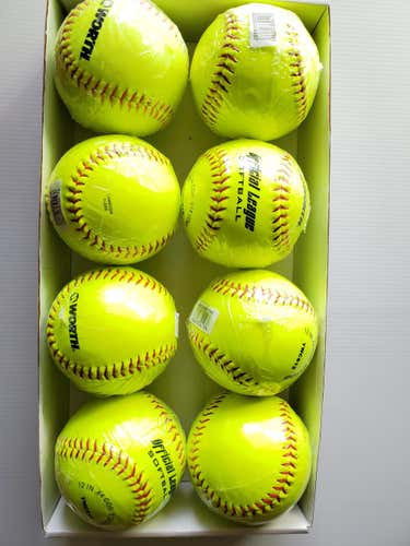 Green New Worth Softball 8 pack
