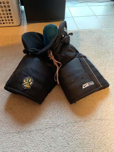Black Senior Medium Bauer Pro Stock Hockey Pants