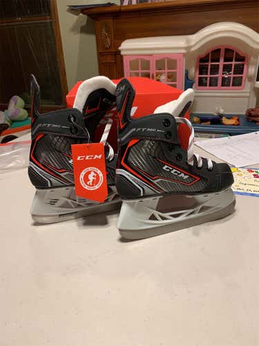 New CCM JetSpeed FT360 D&R (Regular)  Size 12 Youth Hockey Skates