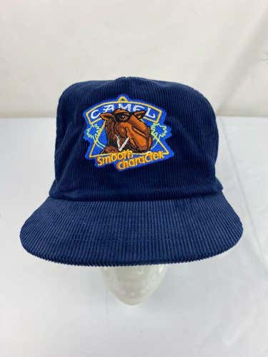 Vintage CAMEL Smooth Character SnapBack Trucker Hat Cap Tobacco Cigarettes Vtg