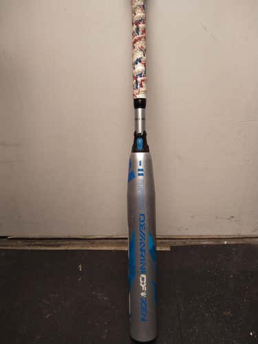 Silver Used DeMarini Composite CF Zen Bat (-11) 17 oz 28"