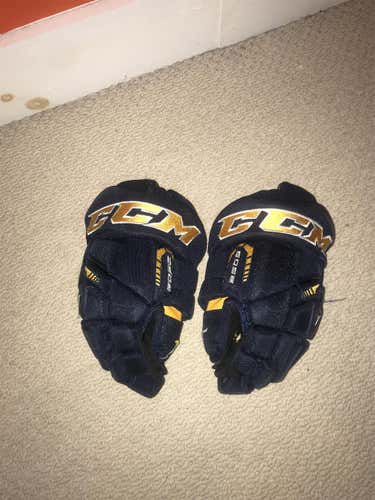 Blue Used CCM Tacks 6052 12" Gloves