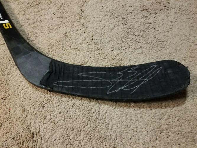 SHEA THEODORE 16'17 ROOKIE Signed Anaheim Ducks Vegas Knights Game Used Stick 2