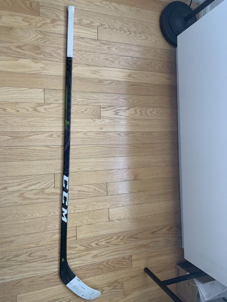 Used Senior CCM Right Handed RibCor Trigger 3D PMT Hockey Stick Toe Pro Stock