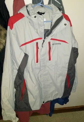 Men's Large Columbia Jacket Interchange 3 in 1 snowboard winter jacket