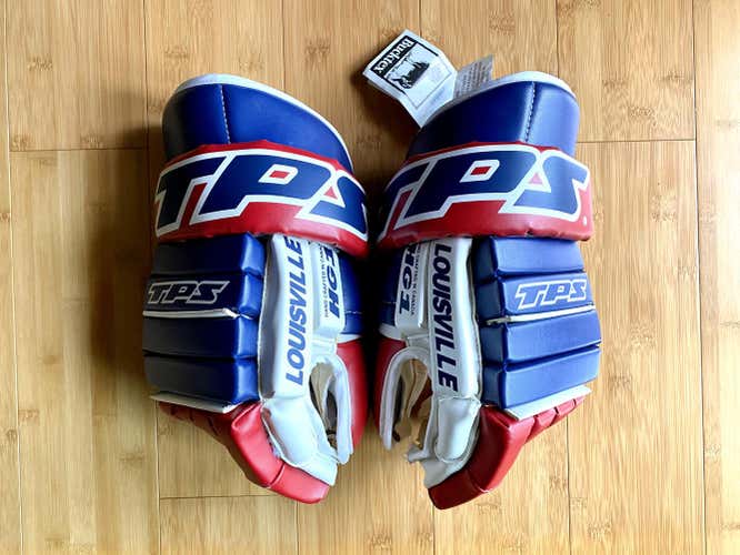 14.5” vintage Louisville TPS HG1 Gloves - MTL colors, made in Canada - new with tags