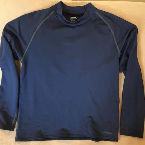 Reebok Compression Long Sleeve - Navy XL