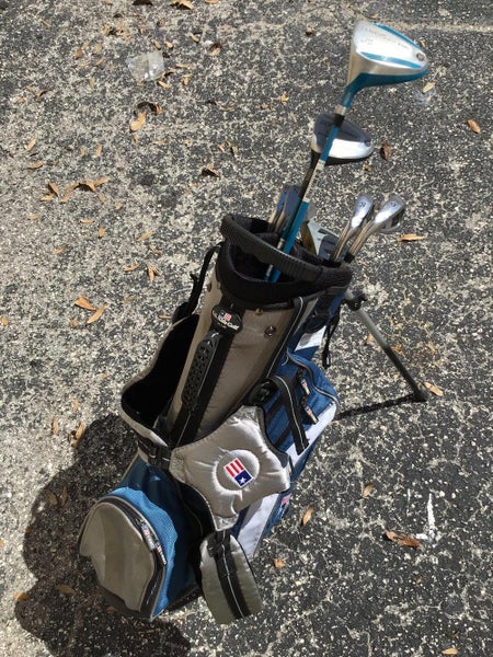 Used Us Kids 6-8 Set 8 Piece Graphite Regular Golf Junior Club Sets