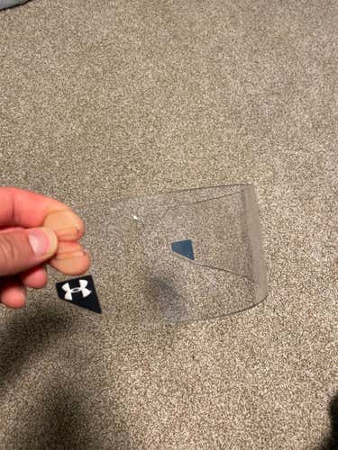 Used Straight Hockey Under Armor Visor InGreat Condition