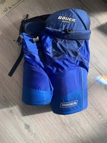 Blue Senior Medium Bauer Hockey Pants