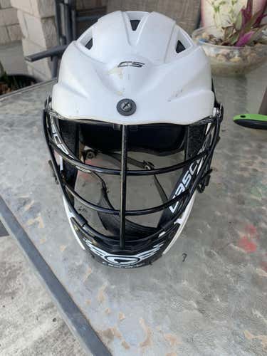 White Used Youth Player Cascade CS Youth Helmet