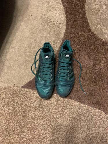 Green Men's Metal Cleats Low Cut