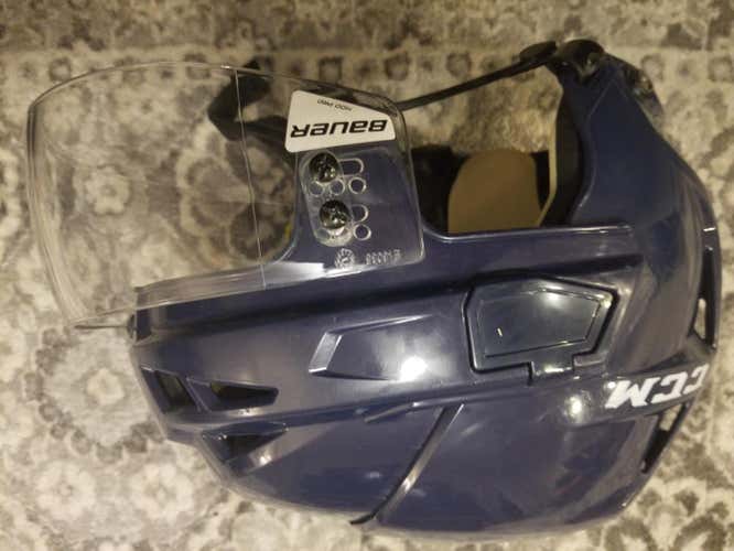 Blue New Large CCM Helmet