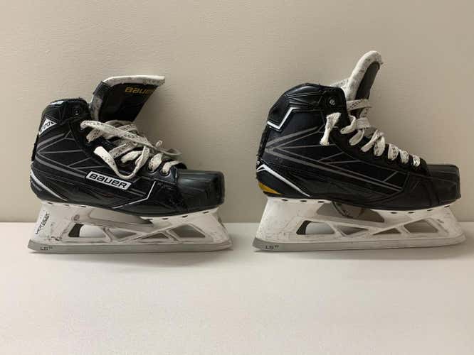 Used Senior Bauer Supreme S170 Goalie Skates D&R (Regular) Size 6.5