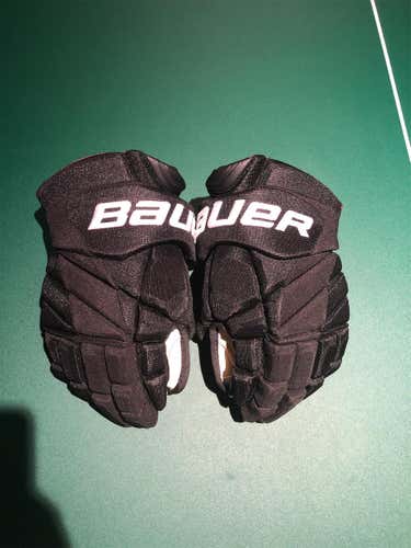 Black New Bauer Vapor 1X Pro Lite 14" Pro Stock Gloves