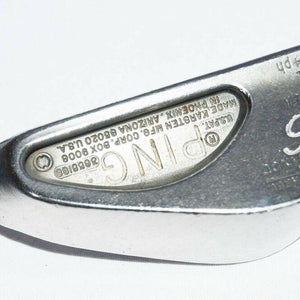 6 Iron Ping Toe Heel Balance Rh 37" Steel Stiff New Grip Black Dot