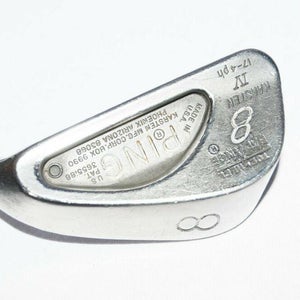 8 Iron Ping Toe Heel Balance Rh 36" Steel Stiff New Grip Black Dot