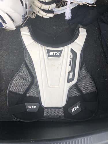 White Adult Large STX Shield pro Chest Protector